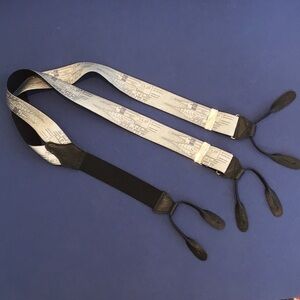 Rare Albert Thurston Limited Edition Braces - New York Skyline Design No. 2178